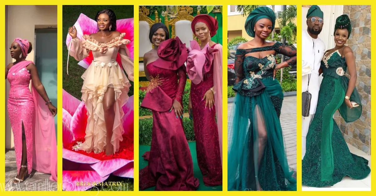 Latest Lace Asoebi Styles Volume 9