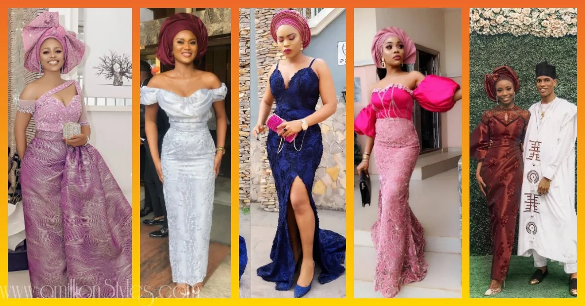 12 Latest Lace Asoebi Dresses