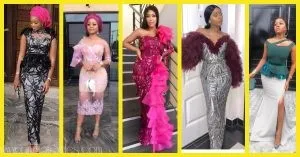 Latest Lace Asoebi Styles Volume 2