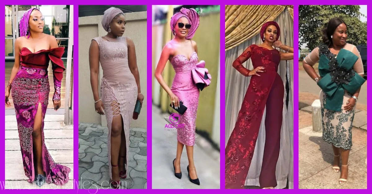 Latest Lace Asoebi Styles Volume 5