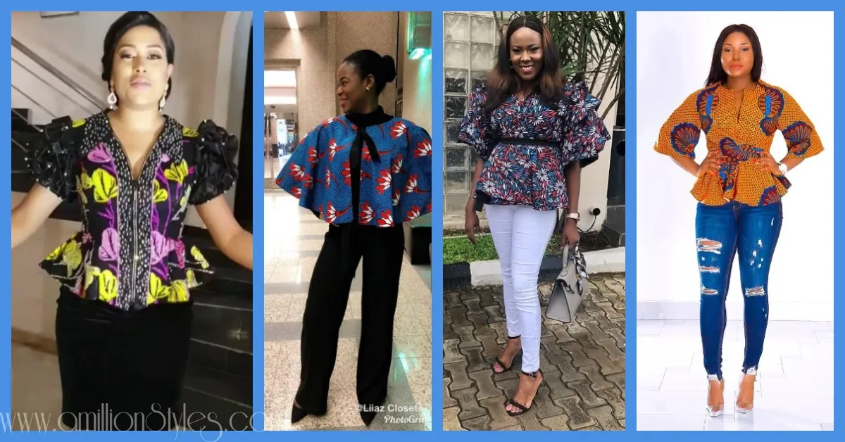 You Can Rock Any Of These Hawt Ankara Tops On A Skirt Or Trousers