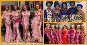 Friends Of The Bride: 7 Stylish Asoebi Bellas
