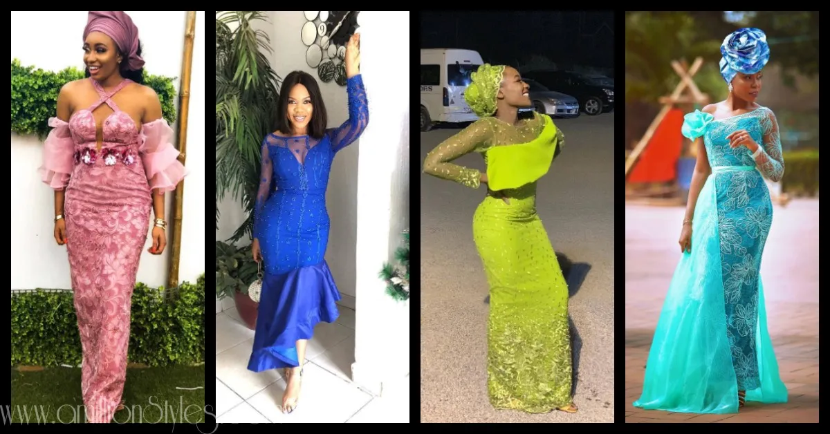 10 Befitting Lace Asoebi Styles For Weddings