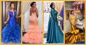 Selected Wedding Reception Dresses For January Brides