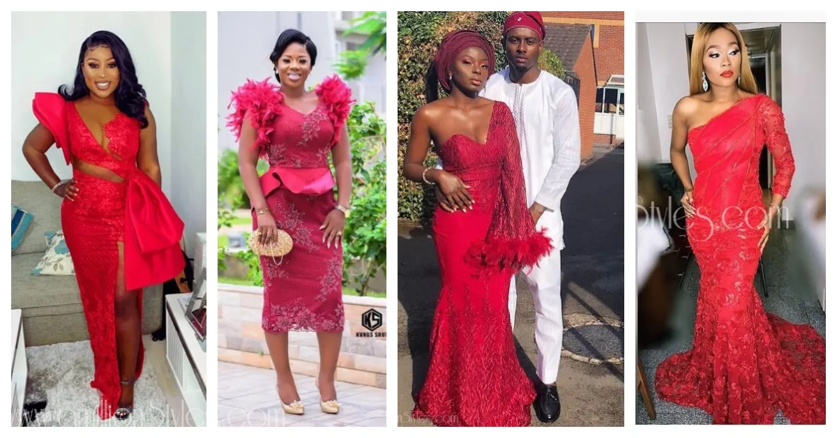 The Most Popular Color Of Asoebi Lace In 2018 Was Red