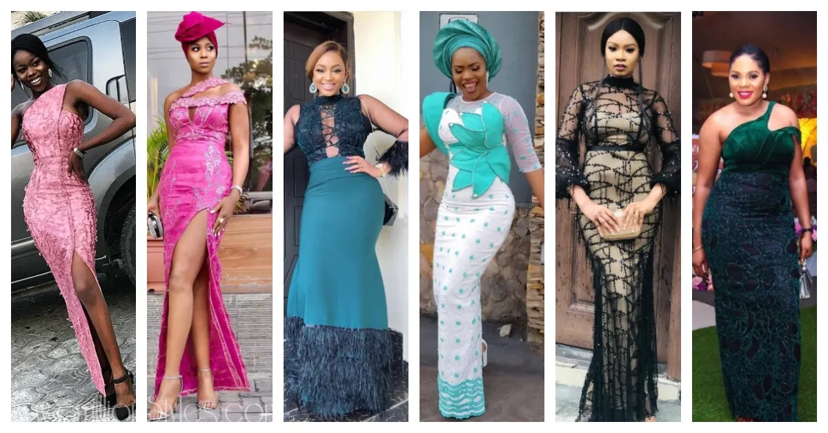Latest Lace Asoebi Styles Volume 13