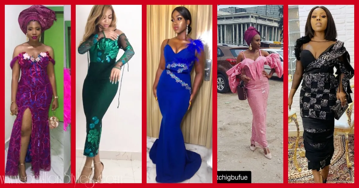Latest Lace Asoebi Styles Volume 18