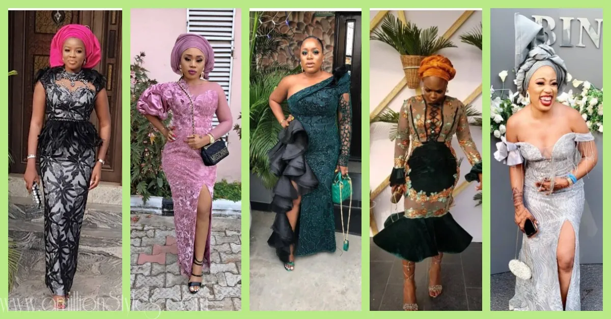 Latest Lace Asoebi Styles Volume 12