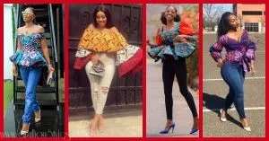 See These 10 Trendy Ankara Tops