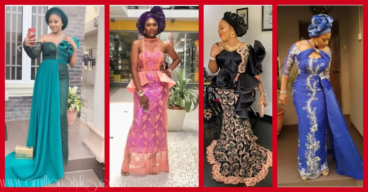 Latest Lace Asoebi Styles Volume 24