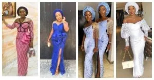 Latest Lace Asoebi Styles Volume 25