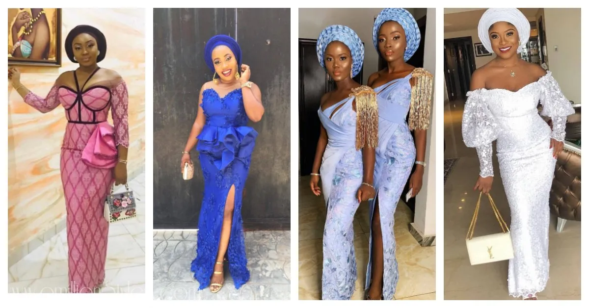 Latest Lace Asoebi Styles Volume 25