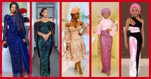 Latest Lace Asoebi Styles Volume 23