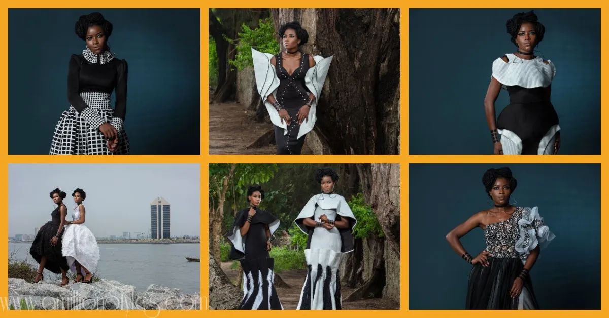 Still On The Monochrome Trend With Nigerian Fashion Label Nonnistics