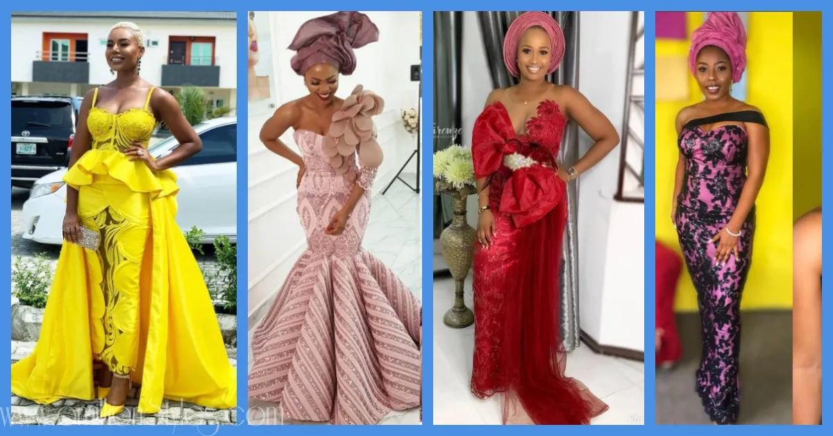 Latest Lace Asoebi Styles Volume 27