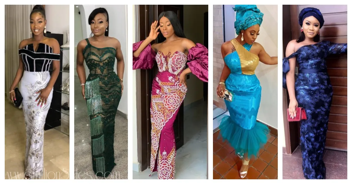 Latest Lace Asoebi Styles Volume 28