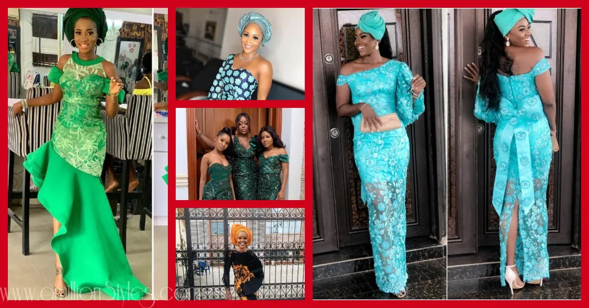 Latest Lace Asoebi Styles Volume 32