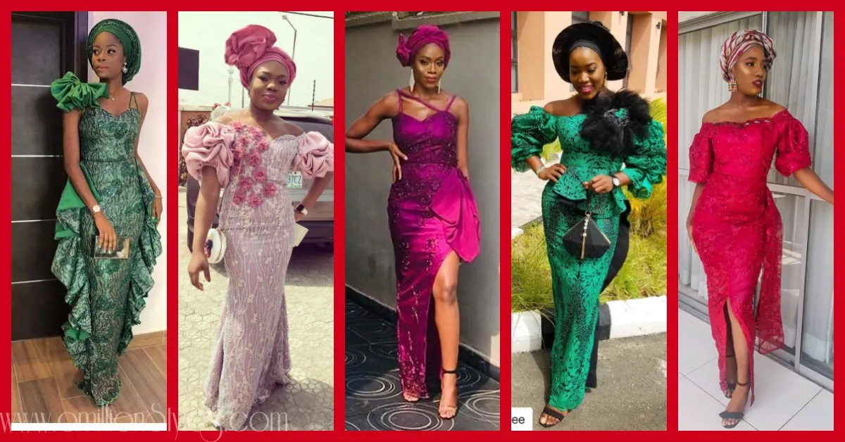 Latest Lace Asoebi Styles Volume 42