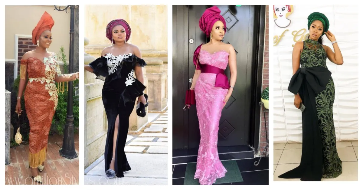 Latest Lace Asoebi Styles Volume 38