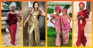 Latest Lace Asoebi Styles Volume 44