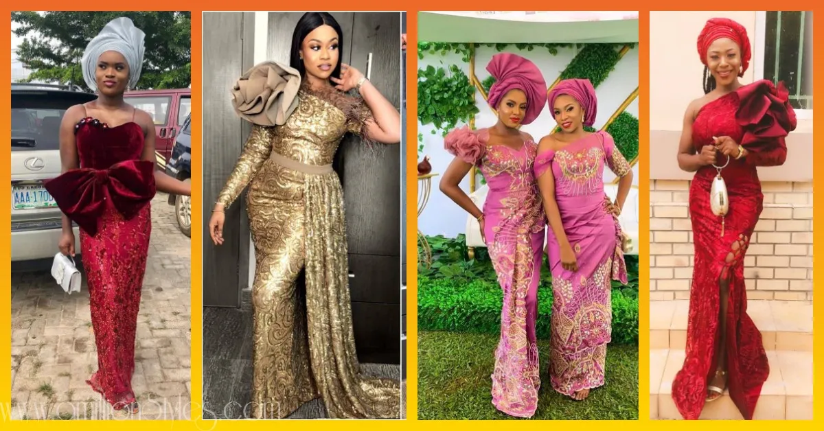 Latest Lace Asoebi Styles Volume 44
