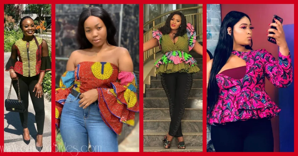11 Ankara Blouses You Can Wear To Hangout With Friends