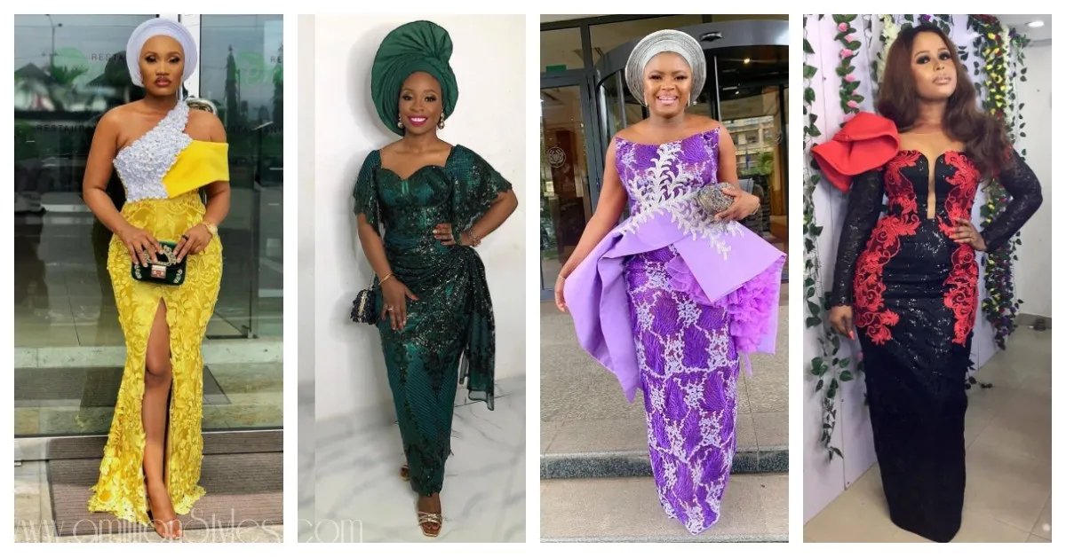 Exclusive Lace Asoebi Styles Volume 54