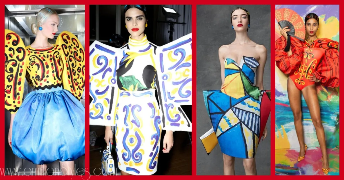 Moschino Heats Things Up With Some Picasso-Inspired Designs For Spring/Summer 2020