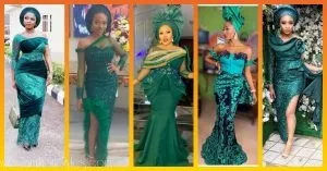 Here Are The Best Green Lace Aseobi Styles For 2019