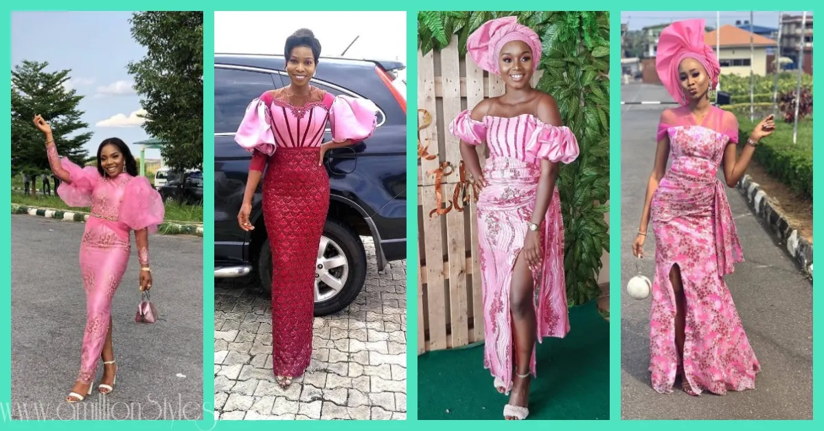 The Best Pink Lace Asoebi Styles For 2019