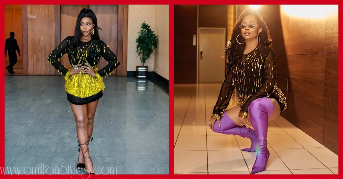 Who Wore This Lanre Da Silva Dress Better? Toke Makinwa Or Ini Dima Okogie