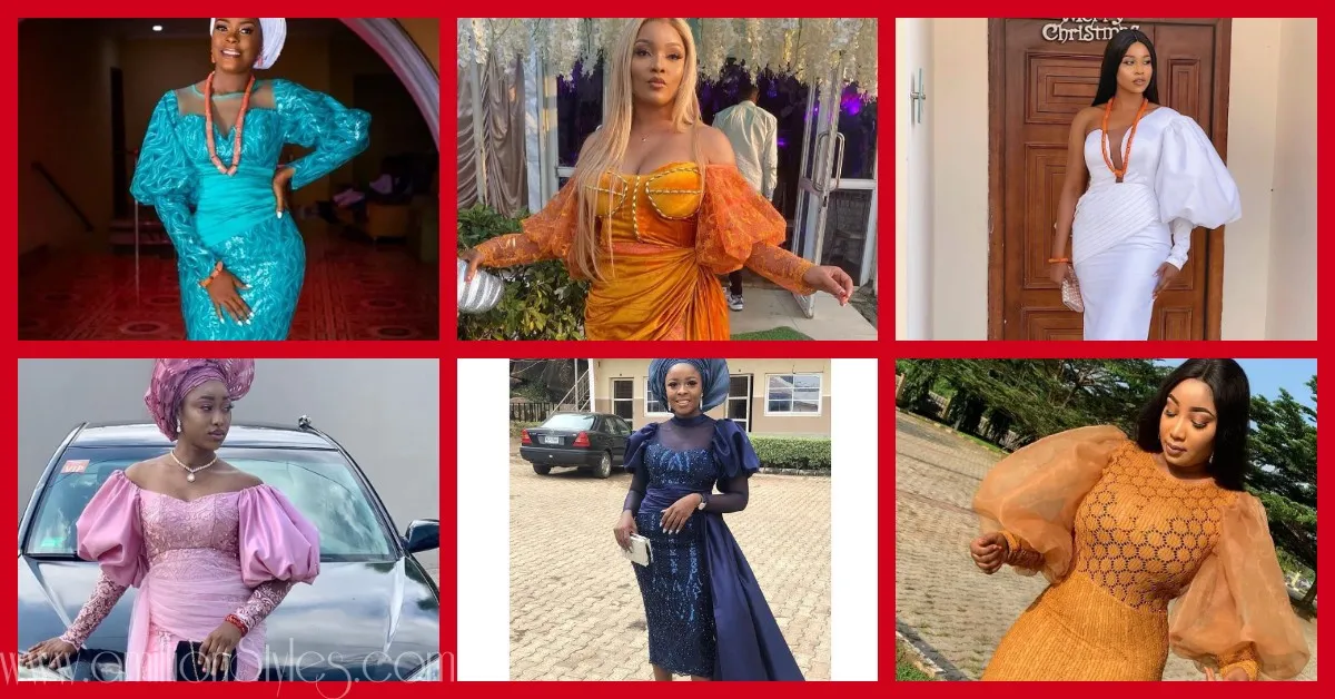 Asoebi Style Trends Of 2019: Leg Of Mutton Sleeves