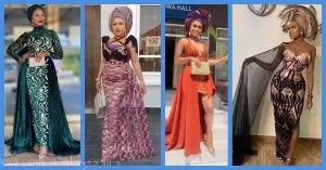 These Lace Asoebi Styles With Matching Trains Are Too Good To Ignore