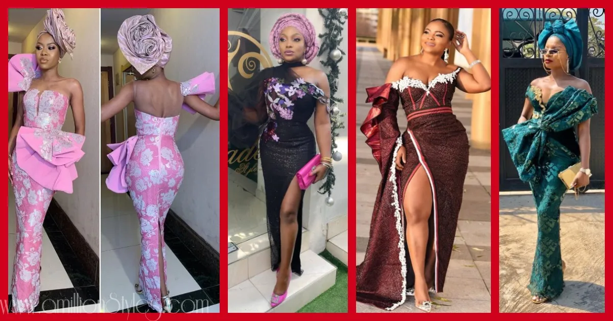 Latest Nigerian Lace Styles and Designs Volume 1