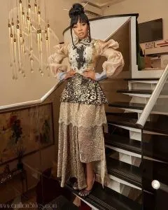 Toke Makinwa Channels Geisha Look In Lanre Da Silva Ajayi