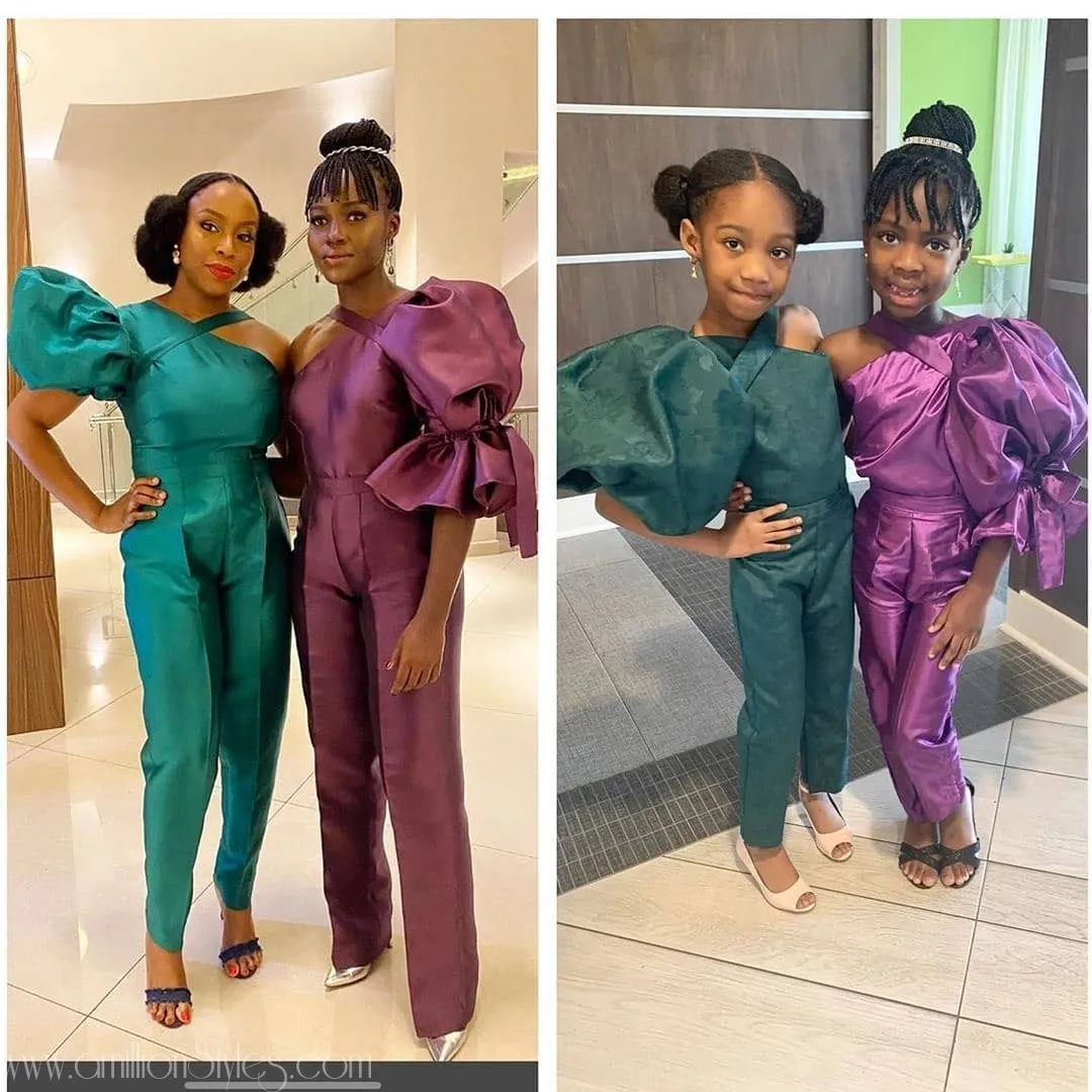 Adorable Girls Recreate Outfits By Lupita Nyong'o And Chimamanda Adichie