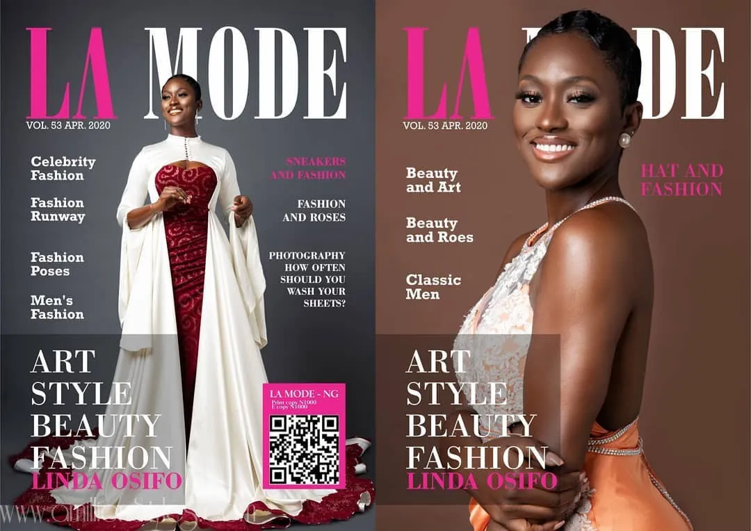 La Mode Magazine Features Linda Osifo As April 2020 Cover Girl