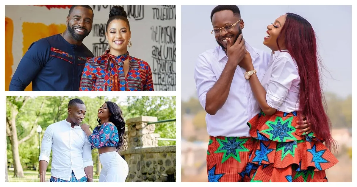 8 Times Couples Stunned Us In Matching Ankara Styles