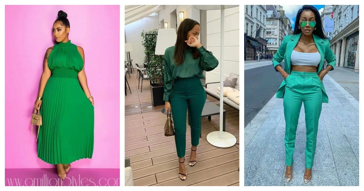 Love Green? Try Out These Green Styles Combo!
