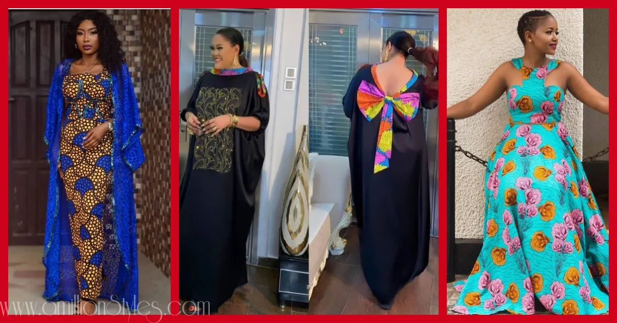 8 Stylish Long Ankara Styles