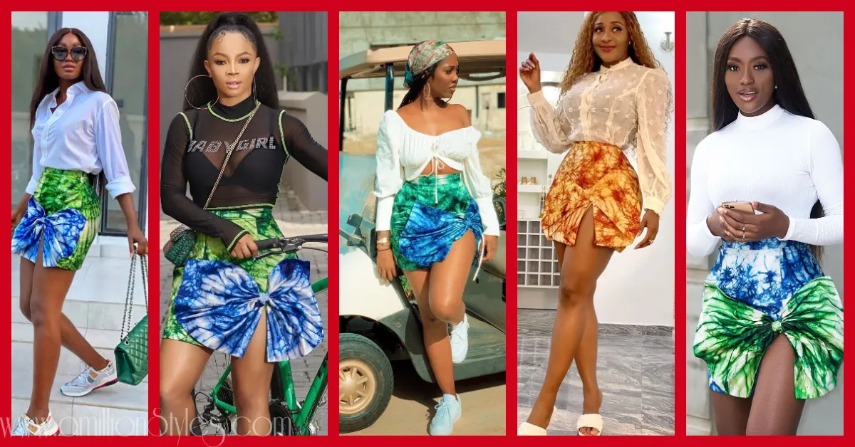Stylish Adire Skirt By Tolu Bally, Who Wore It Best?