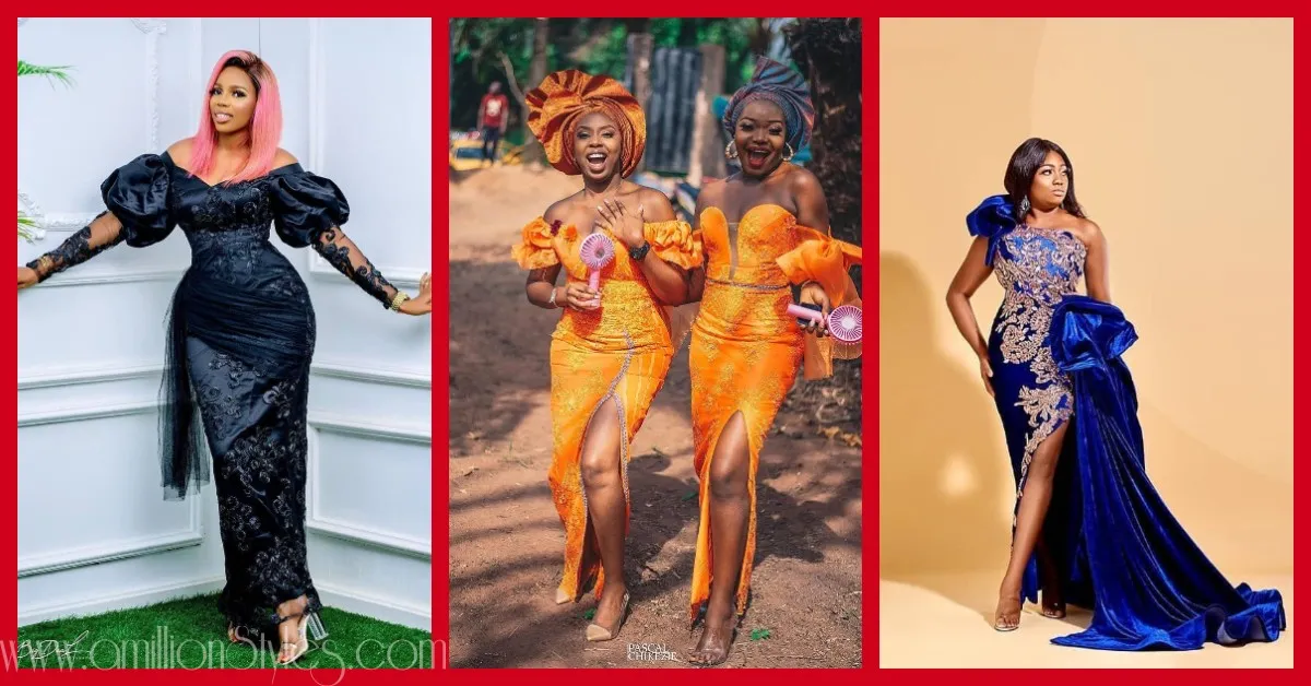 Exquisite Nigerian Lace Asoebi Styles-Volume 1