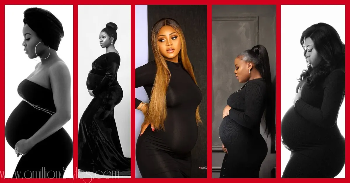 Would You Rock Black For Your Maternity Photo-shoot?