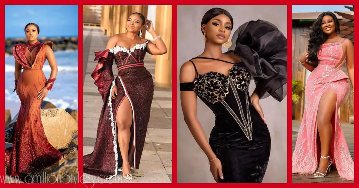 Exquisite Nigerian Lace Asoebi Styles-Volume 4