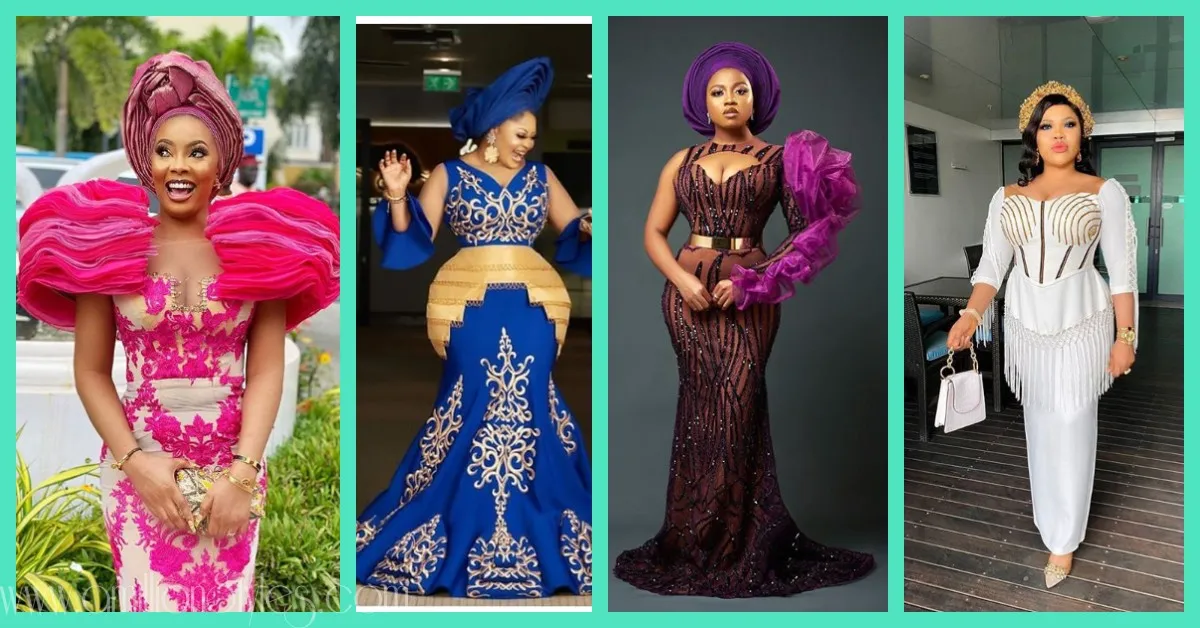 Exquisite Nigerian Lace Asoebi Styles-Volume 3