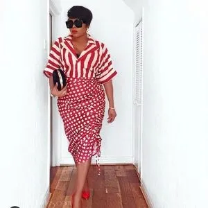 See How To Wear Polka Dots And Stripes