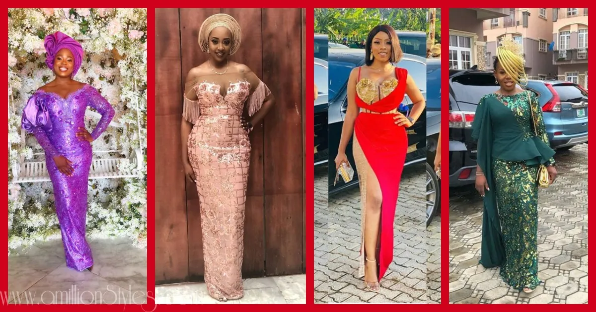 Exquisite Nigerian Lace Asoebi Styles-Volume 7