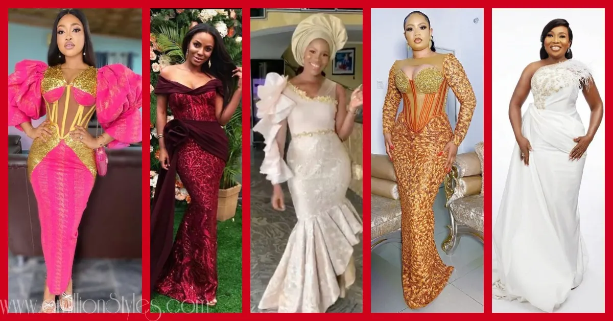 Exquisite Nigerian Lace Asoebi Styles-Volume 8