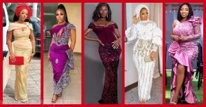 Exquisite Nigerian Lace Asoebi Styles-Volume 9
