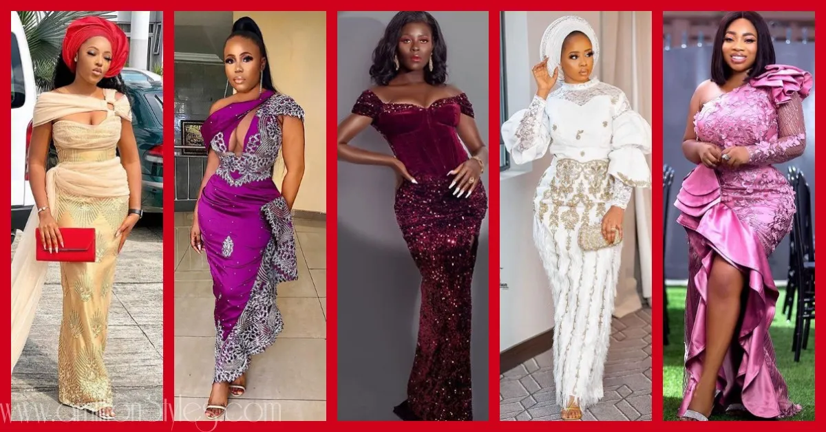 Exquisite Nigerian Lace Asoebi Styles-Volume 9